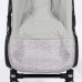 Saco de silla Flower Mellow Gris polipiel Pasito a Pasito
